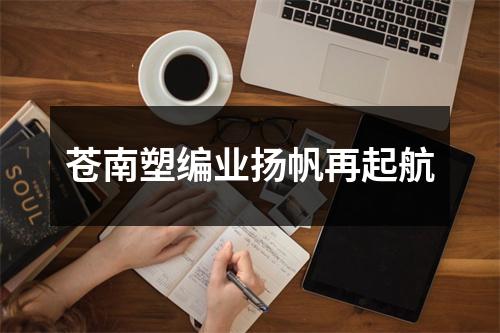 苍南塑编业扬帆再起航