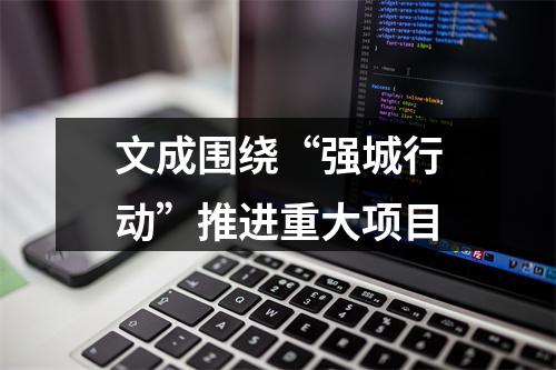 文成围绕“强城行动”推进重大项目