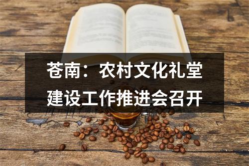 苍南：农村文化礼堂建设工作推进会召开