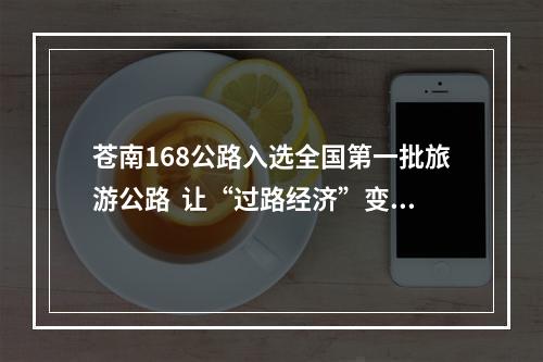 苍南168公路入选全国第一批旅游公路  让“过路经济”变为“过夜经济”