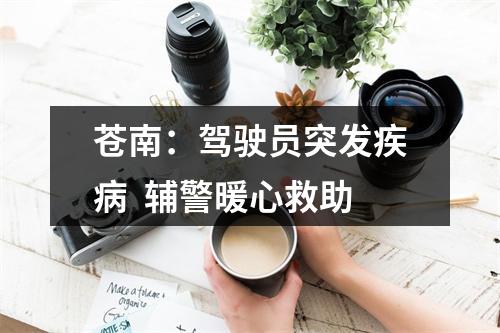 苍南：驾驶员突发疾病  辅警暖心救助
