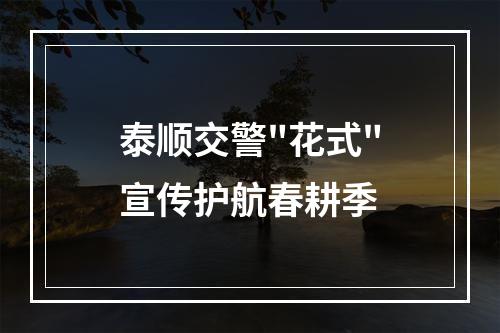 泰顺交警