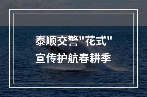 泰顺交警