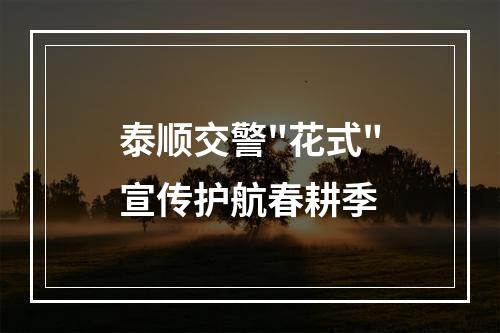 泰顺交警