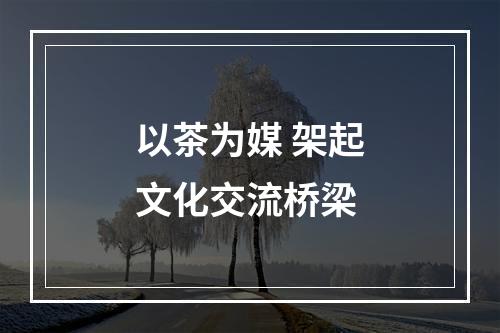 以茶为媒 架起文化交流桥梁