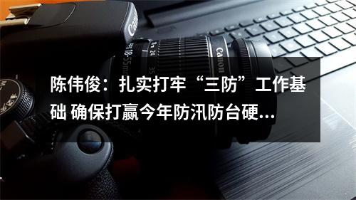 陈伟俊：扎实打牢“三防”工作基础 确保打赢今年防汛防台硬仗