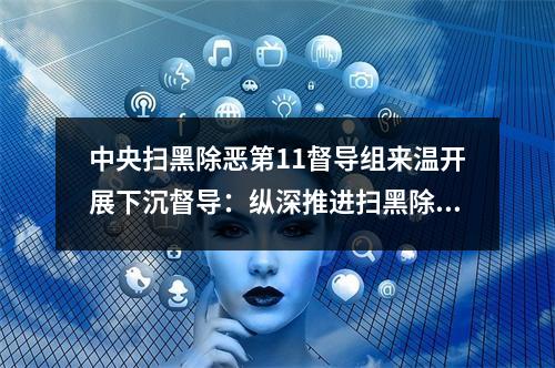 中央扫黑除恶第11督导组来温开展下沉督导：纵深推进扫黑除恶 坚决夺取更大胜利