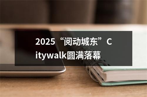 2025“阅动城东”Citywalk圆满落幕