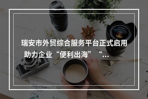 瑞安市外贸综合服务平台正式启用  助力企业“便利出海”“无忧出海”