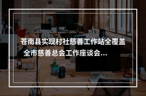 苍南县实现村社慈善工作站全覆盖  全市慈善总会工作座谈会在苍召开