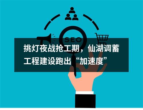 挑灯夜战抢工期，仙湖调蓄工程建设跑出“加速度”
