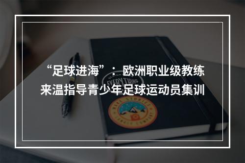 “足球进海”：欧洲职业级教练来温指导青少年足球运动员集训
