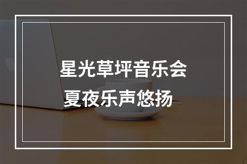 星光草坪音乐会 夏夜乐声悠扬