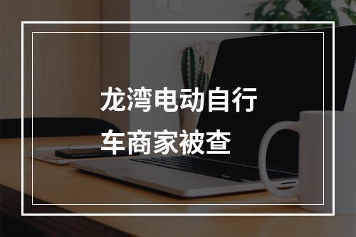 龙湾电动自行车商家被查