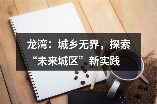 龙湾：城乡无界，探索“未来城区”新实践