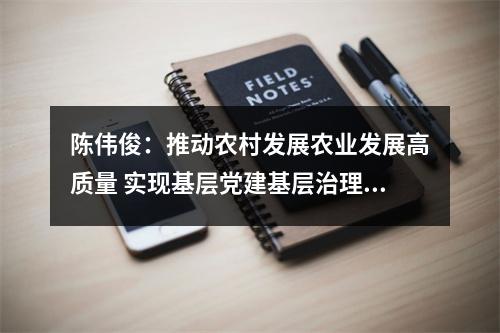 陈伟俊：推动农村发展农业发展高质量 实现基层党建基层治理高水平