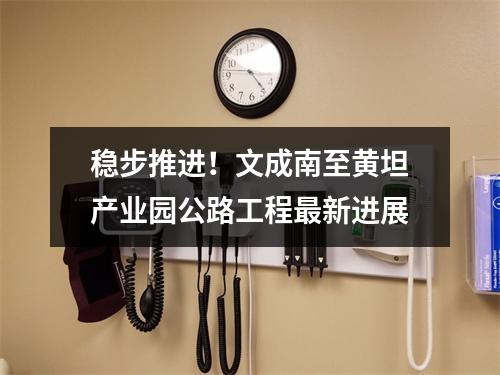 稳步推进！文成南至黄坦产业园公路工程最新进展