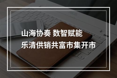 山海协奏 数智赋能 乐清供销共富市集开市