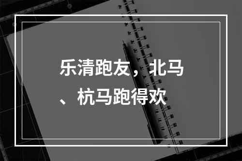 乐清跑友，北马、杭马跑得欢