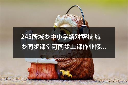 245所城乡中小学结对帮扶 城乡同步课堂可同步上课作业接受辅导