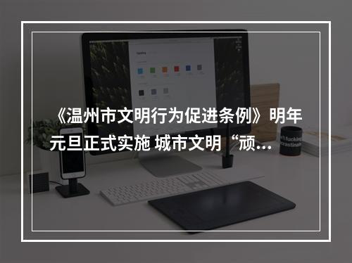 《温州市文明行为促进条例》明年元旦正式实施 城市文明“顽疾”今后这样管