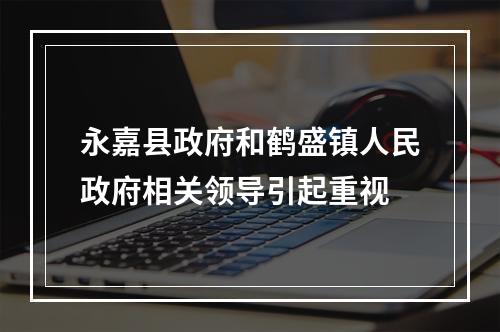 永嘉县政府和鹤盛镇人民政府相关领导引起重视