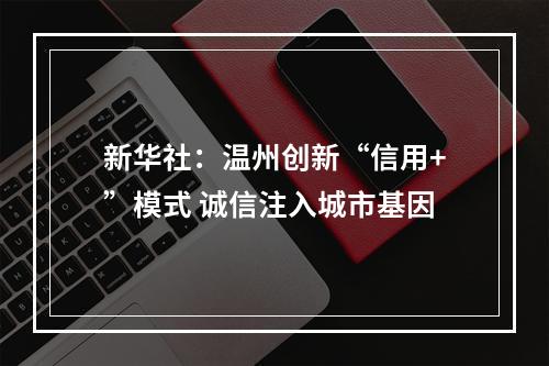 新华社：温州创新“信用+”模式 诚信注入城市基因