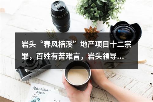岩头“春风楠溪”地产项目十二宗罪，百姓有苦难言，岩头领导真能心安吗？
