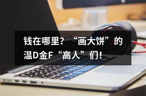 钱在哪里？“画大饼”的温D金F“高人”们！