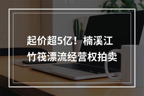 起价超5亿！楠溪江竹筏漂流经营权拍卖