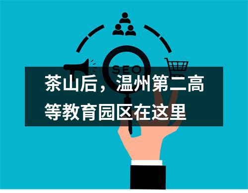 茶山后，温州第二高等教育园区在这里