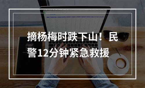 摘杨梅时跌下山！民警12分钟紧急救援