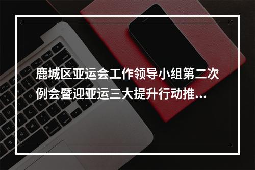 鹿城区亚运会工作领导小组第二次例会暨迎亚运三大提升行动推进会召开