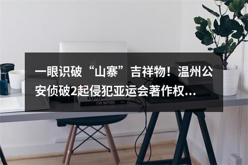 一眼识破“山寨”吉祥物！温州公安侦破2起侵犯亚运会著作权案件