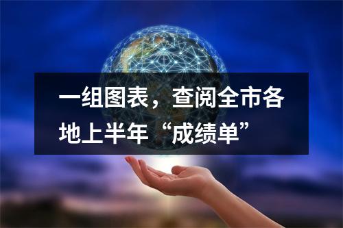 一组图表，查阅全市各地上半年“成绩单”