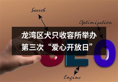 龙湾区犬只收容所举办第三次“爱心开放日”