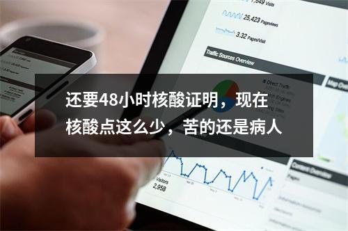 还要48小时核酸证明，现在核酸点这么少，苦的还是病人