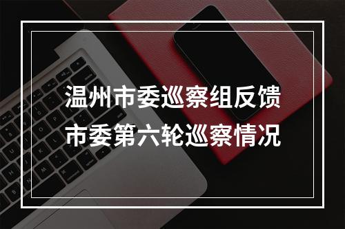 温州市委巡察组反馈市委第六轮巡察情况
