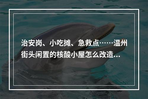 治安岗、小吃摊、急救点……温州街头闲置的核酸小屋怎么改造，你有想法吗