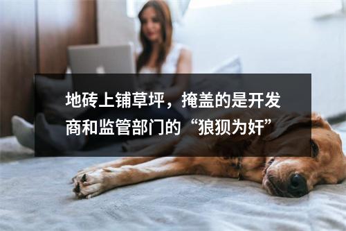 地砖上铺草坪，掩盖的是开发商和监管部门的“狼狈为奸”