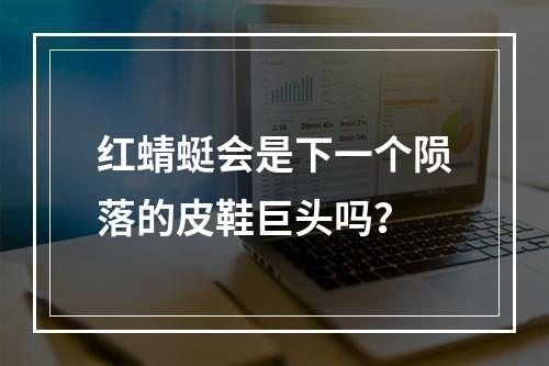 红蜻蜓会是下一个陨落的皮鞋巨头吗？