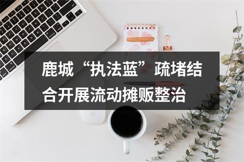 鹿城“执法蓝”疏堵结合开展流动摊贩整治