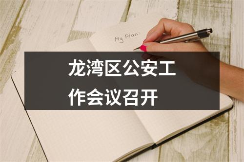 龙湾区公安工作会议召开