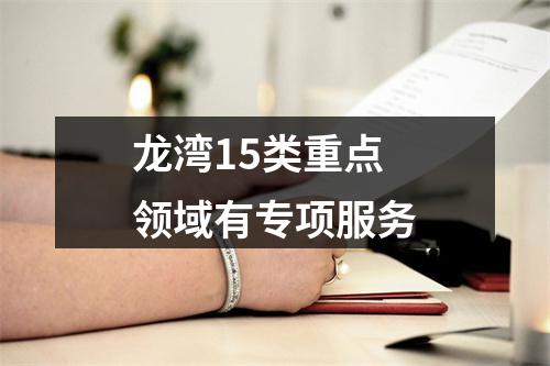 龙湾15类重点领域有专项服务