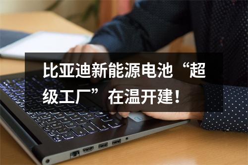比亚迪新能源电池“超级工厂”在温开建！