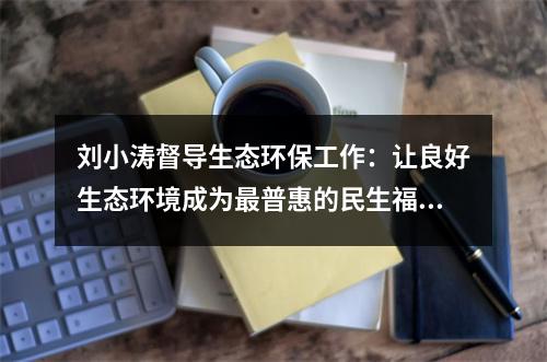 刘小涛督导生态环保工作：让良好生态环境成为最普惠的民生福祉