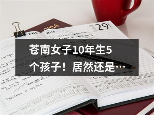 苍南女子10年生5个孩子！居然还是…
