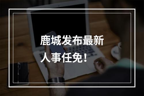 鹿城发布最新人事任免！