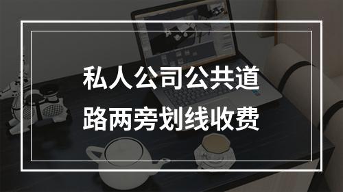 私人公司公共道路两旁划线收费