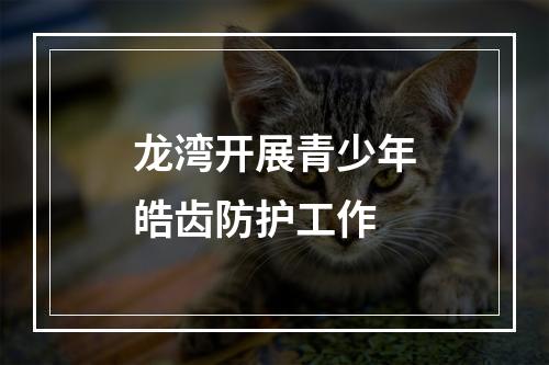 龙湾开展青少年皓齿防护工作